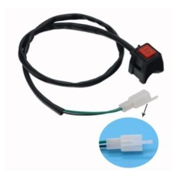 SWITCH KILL RED BUTTON YAMAHA CONNECTOR WITH TAG PLUG A