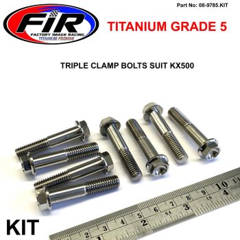 GR5 TRIPLE CLAMP BOLTS KX500, 92150-1516 M8x40mm QTY 8, FACTROY IMAGE RACING