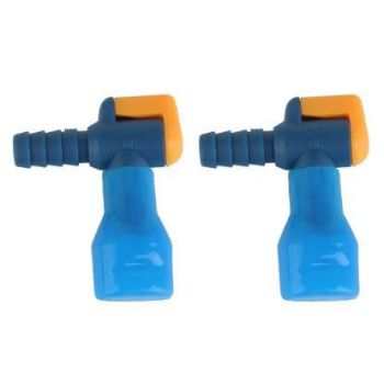 (PACK OF 2) Bite Valve Piping Nozzle Blue, Hydration Bladder Mouth Pieces, Note. This is not made by Camelbak