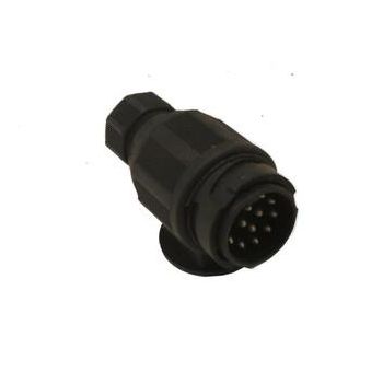 13 PIN SOCKET MALE 3 HOLE FLANGE, EACH 6006