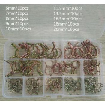 100Pcs HOSE CLAMP HIGH QUALITY 6mm – 20mm RANGE