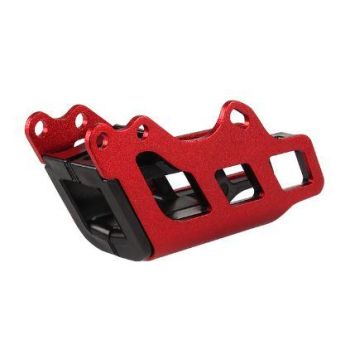 CHAIN GUARD WITH BLOCK RED HONDA CRF 125R 250R 250X 450R 52146-MEN-J00 52147-MEN-J00