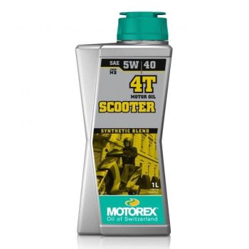 1LT SCOOTER 4T PREMIUM SEMI SYNTH 5W/40 OIL, MOTOREX 7301062, BOX = 10