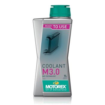 1LT M3.0 COOLANT OAT READY TO USE, MOTOREX 7300447 RED, BOX = 10