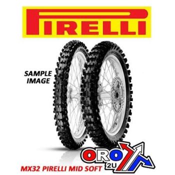 110/90-17 NHS 60M MX32 MID SOFT, PIRELLI TYRE 4024600