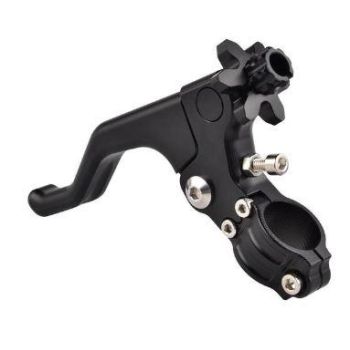 CLUTCH LEVER BILLET BRACKET Short Black