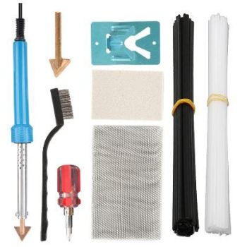 PLASTIC WELDING DIY REPAIR KIT, REINFORCING MESH / HOT STAPLES