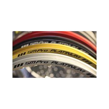 RIM 160-21 36H SM PRO GLOSS SILVER, GLOSS PLATINUM ALLOY RIM, RP80.00.36