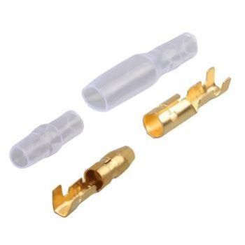TERMINAL KIT 4mm PACK/100 SETS, bullet terminal car electrical wire connectors