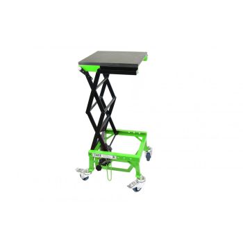 TAGZ WHEEL ABOUT LIFT 150KG FREIGHT GREEN/BLACK HYDRAULIC SCISSOR STAND MAX LIFT WEIGHT 150KG
