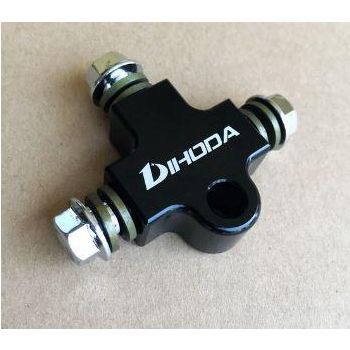 THREE-WAY PIPE T CONNECTOR COUPLING HYDRAULIC BRAKE OIL HOSE FITTING