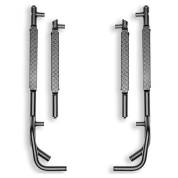 Polaris Ranger 1000 Crew H/D Nerf Bars, SUPER ATV, NB-P-RAN1K4-00