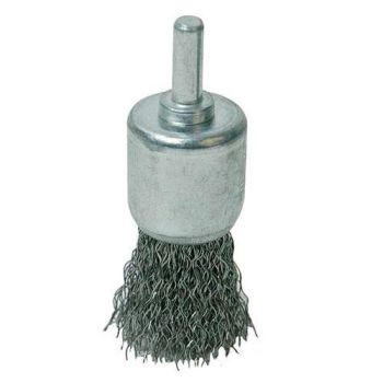 STEEL WIRE BRUSH 24mm EACH, 6mm shank / max 4500rpm