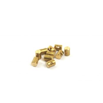 NIPPLE 5x7x1.6 BARREL BRASS PK10