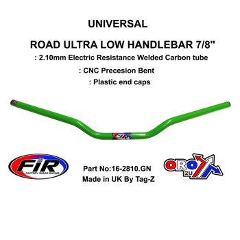 ROAD ULTRA LOW HANDLEBAR 7/8'', S/BIKE SPORTS UNIVERSAL GREEN,  / REN REF : 758-01