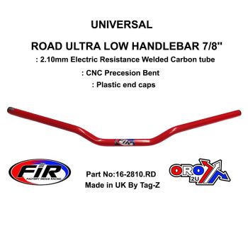 ROAD ULTRA LOW HANDLEBAR 7/8'', S/BIKE SPORTS UNIVERSAL RED,  / REN REF : 758-01