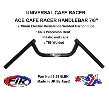 ACE CAFE RACER 7/8'' HANDLEBAR, MATT BLACK / ACE BAR,  / RE: B01DJTDQX6