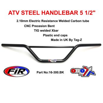ATV STEEL HANDLEBAR 5 1/2", SUZUKI LT MODELS / MATT BLACK, [UNIVERSAL]