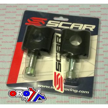 22.2 BAR MOUNTS BLACK, HANDLEBAR CLAMPS 35mm, SCAR RACING SP11