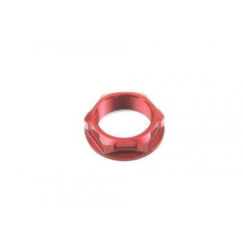 M26x1.00mm STEM NUT EACH RED, ALUMINIUM / CRF CR / RED, / CNC