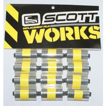 SCOTT WFS. FILM PACK/12, 31mm STD ROLL OFF FILM, OAKLEY, SMITH