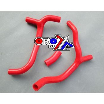 HOSE 09-12 CRF450 RED KIT/3, SILICONE RADIATOR Y SET