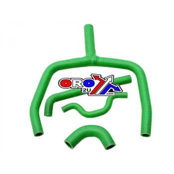 HOSE 09-14 KXF250 GREEN Y KIT4, SILICONE RADIATOR COOLING