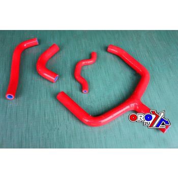 HOSE 09-14 KXF250 RED Y KIT/4, SILICONE RADIATOR COOLING