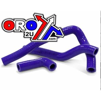 HOSE KIT 3pcs  KX65, RM65 BLUE SILICONE RADIATOR