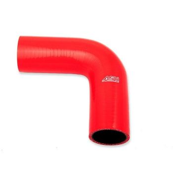 SILICONE HOSE 22MM 90 BEND, RED, UNIVERSAL AIR, WATER, INTAKE