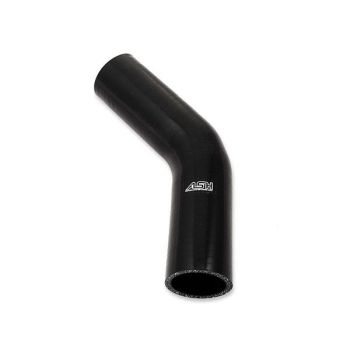 SILICONE HOSE 16MM 45 BEND, BLACK, UNIVERSAL AIR, WATER, INTAKE