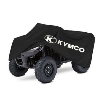 UNIVERSAL ATV COVER WEATHER PROTECTOR - KYMCO LOGO, VEHICLE QUAD BIKE BUGGY SHIELD STORAGE COVER SHEET, UNIVERSAL FITMENT