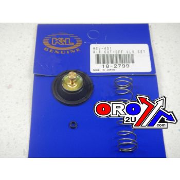 AIR CUT-OFF VALVE SET, DIAPHRAGM & SPRING, K&L 18-2799, KL18-2799