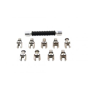 SPOKE WRENCH KEY WITH 9 ENDS
