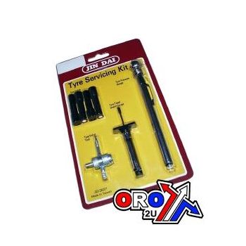 TYRE SERVICING AND INSPECTION TOOL KIT 7-PIECE