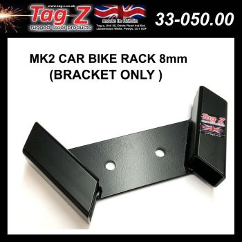 CAR BRACKET FOR BIKE RACK STANDARD, 80-600cc / MK2 BRACKET 8MM PLATE