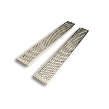 ALUMINIUM LOADING RAMPS PAIR 1500mm X 200mm 400 KG COMBINED CAPACITY MOTORCYCLE ATV UTV