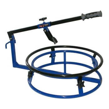TYRE CHANGER + 21'' RING / BLUE, TAG-Z TWIN RING TYRE CHANGER