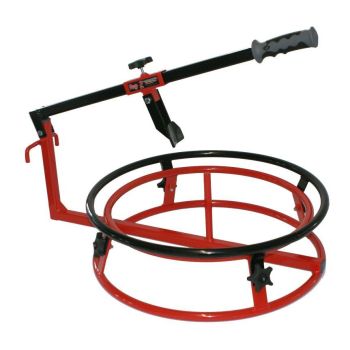 TYRE CHANGER + 21'' RING / RED, TAG-Z TWIN RING TYRE CHANGER