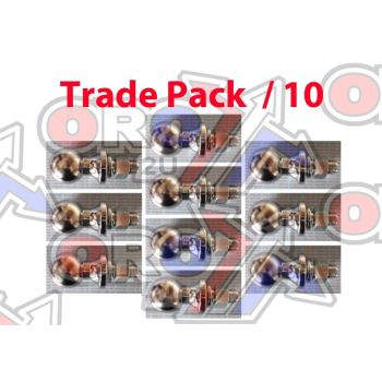 TRADE PACK 10 BALL HITCH, TRADE £5.95 EACH, 50mm TOW BALL UK SIZE