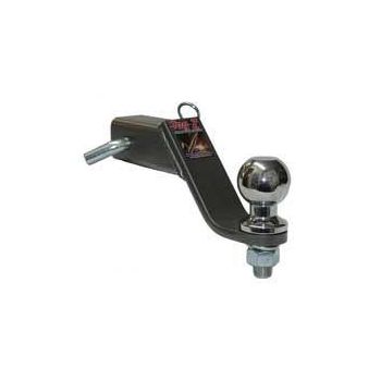 50mm BALL 30 DROP MOUNT+PIN, ATV UTV QUAD HITCH MOUNT