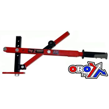 SHOCK SPRING COMPRESSOR RD/BK, WITH PIN LOCKING PLUNGER TOOL