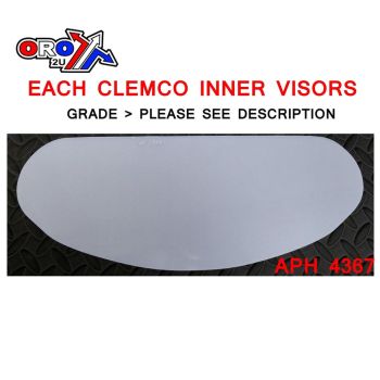 EACH CLEMCO INNER VISORS, APH 4367 apollo 60 HELMENT