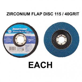 ZIRCONIUM FLAP DISC 115 / 40G, EACH / 633890