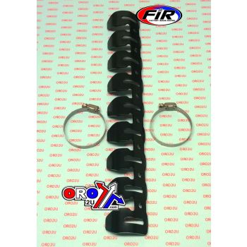 HEADER PIPE PROTECTOR 4stk., FINISH: ANODIZED BLACK, FIR BRAND 4 Stroke Exhaust Guard