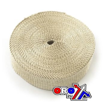 1"x50' TAN EXHAUST WRAP, Manifold Downpipe High temperature Tape, HX500-1000