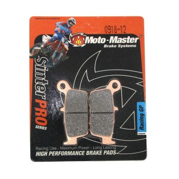 BRAKE PADS SINTERED RACING, MOTO-MASTER 091812 41-815.H.MM, 39-131
