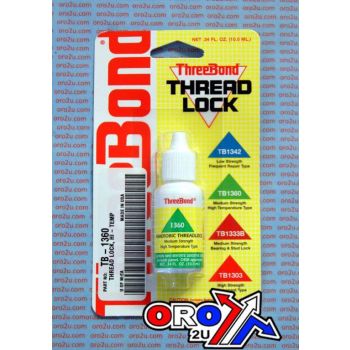 3 BOND HI.TEMP LOCK 10ml, TB-1360, thread lock / loctite