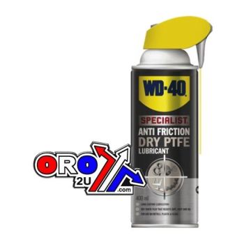 WD40 DRY PTFE Lubricant 400ml 44395, 01-413