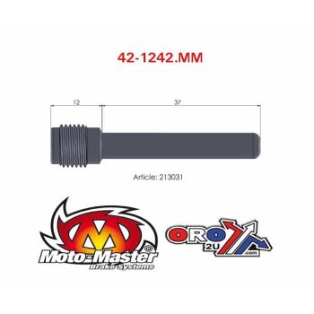 BRAKE PAD PIN FRONT, MOTO-MASTER 213031
